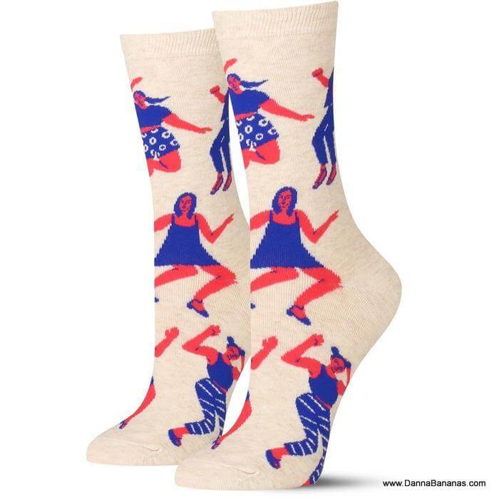 Me When My Song Comes On Women Crew Socks