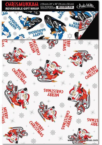 Chrismukkah Reversible Gift Wrap Picture