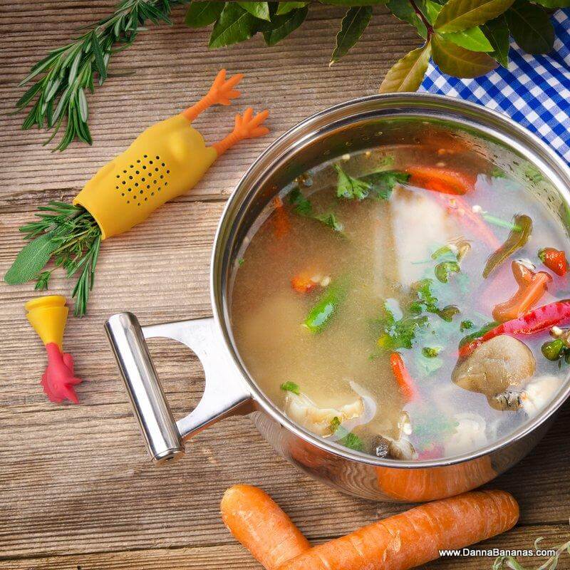 Le Crock Coq Herb Infuser