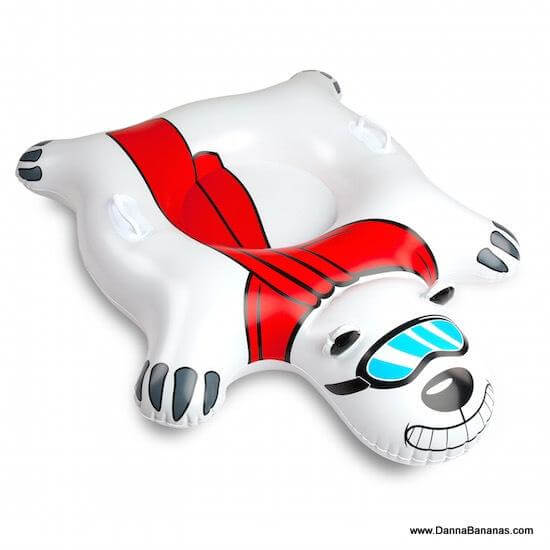 The Polar Bear Express Big Snow Tube with Kid Picture