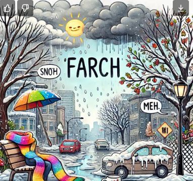 Farch, the dreary time between February and March