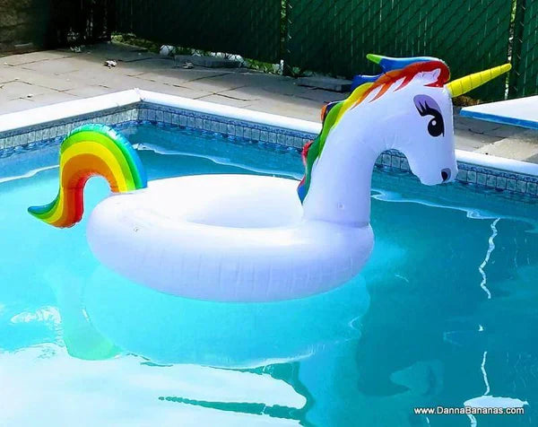 Unicorn Pool float in a pool