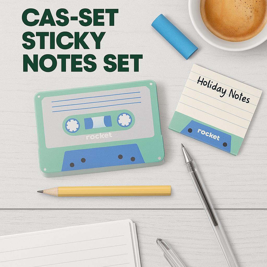 Back to the 80s: Music Science & Cassette Sticky Notes