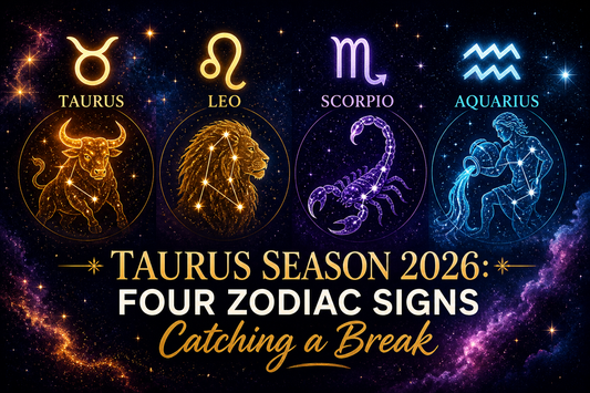 Taurus Leo Scorpio Aquarius zodiac signs astrology Taurus Season 2026