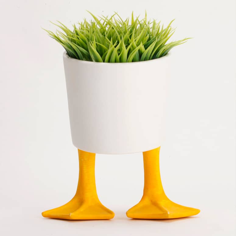 Duck Feet Planter — funny gifts collection at Danna Bananas.