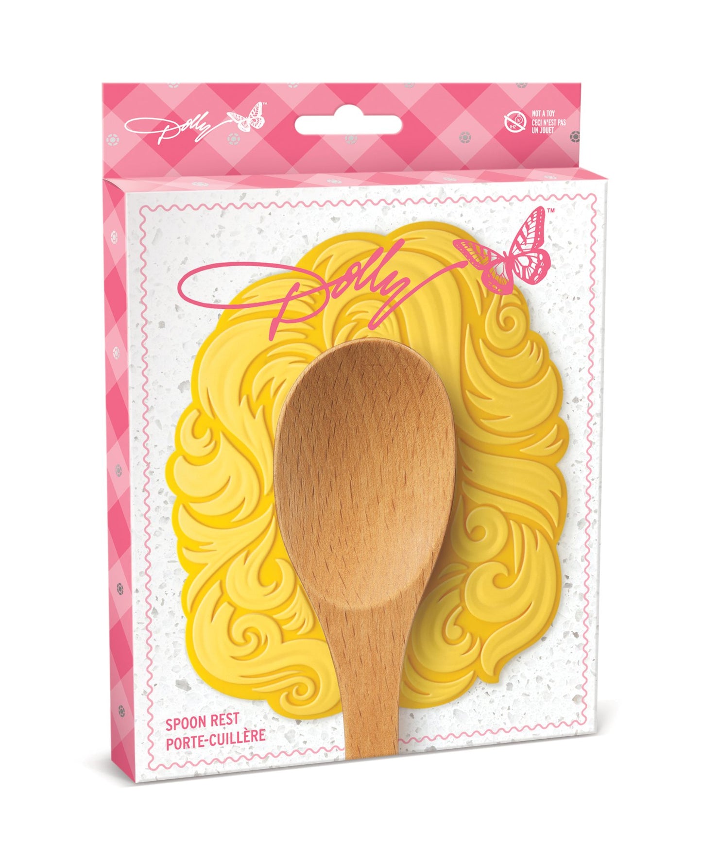 Dolly Parton Spoon Rest in Pink Box
