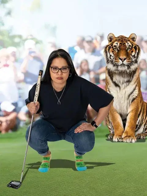 GOLF'S The Best. Golf Sucks. Golf's The Best. Golf Sucks Sneaker Sock