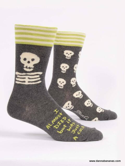 Super Dad Mug & I Almost Died Men's Crew Socks