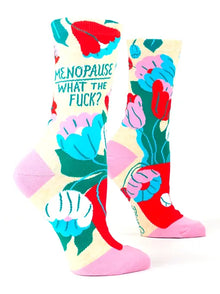 Menopause WTF Socks — sarcastic novelty socks at Danna Bananas.