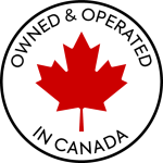Owned & Operated in Canada Badge
