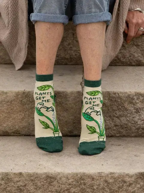 PLANTS GET ME ANKLE SOCKS