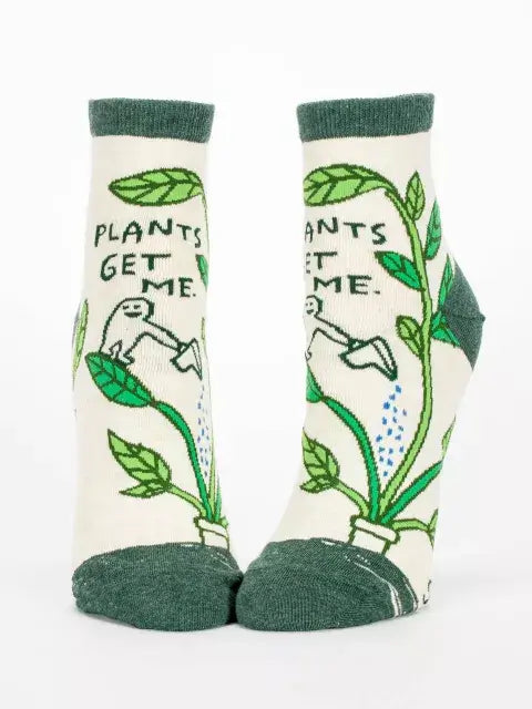 PLANTS GET ME ANKLE SOCKS