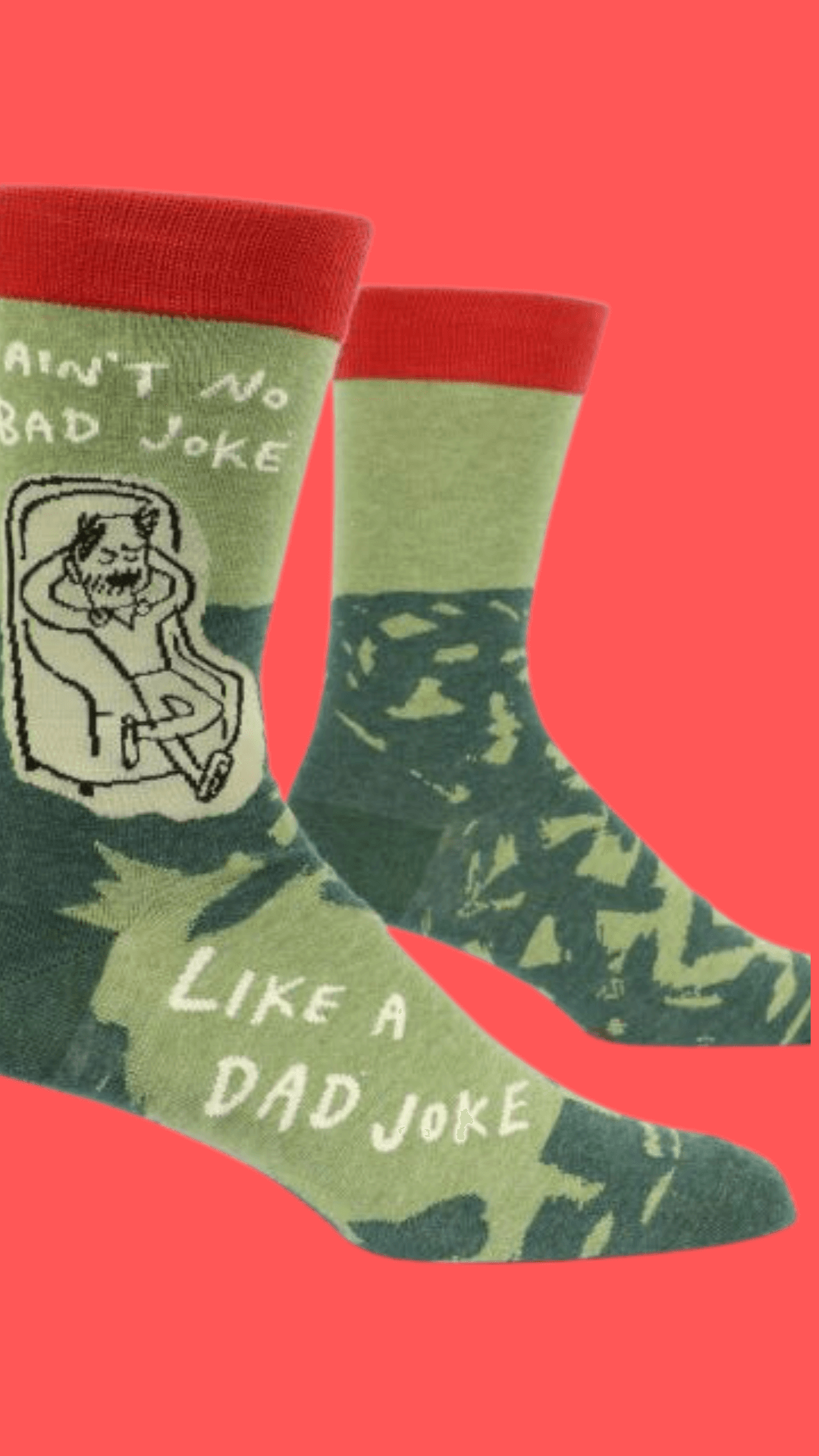 Ain't No Bad Joke Like A Dad Joke Men's Socks