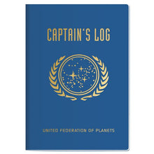 Star Trek Captain's Log Notebook Front Cover