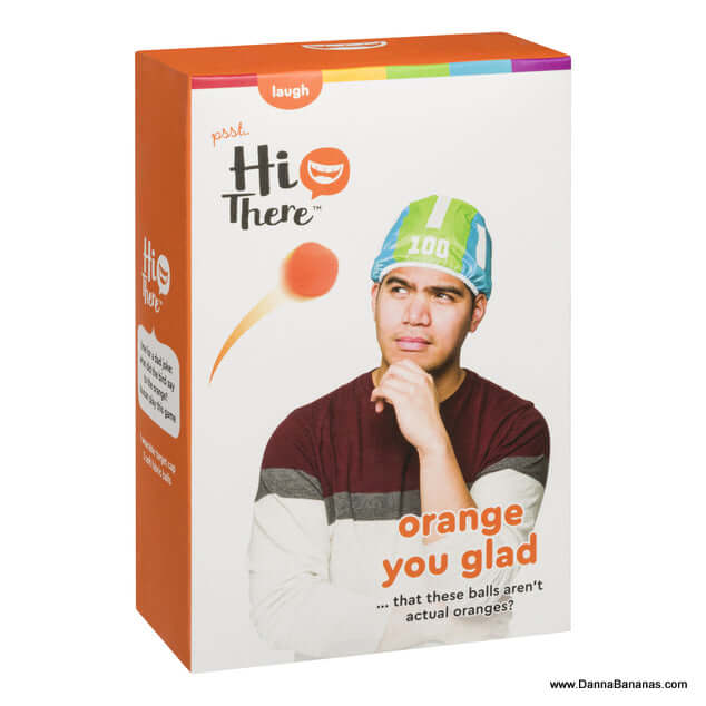 Hi there Orange you Glad is a game where you play catch with your head