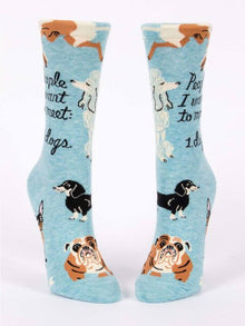 People I Want To Meet: 1. Dogs Women's Socks