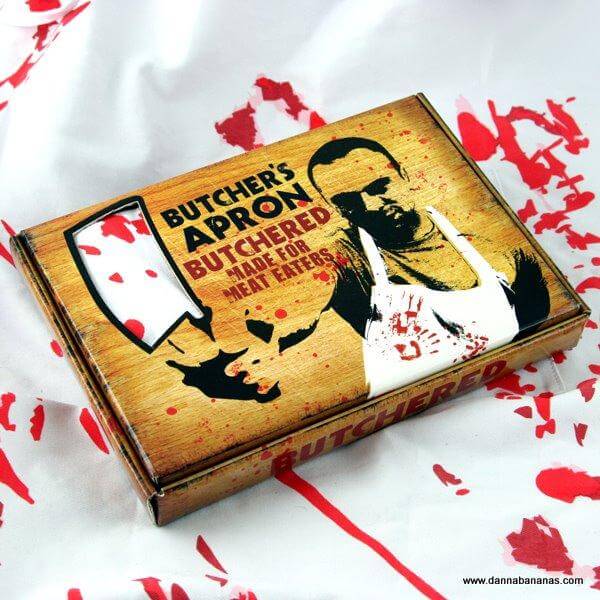Bloody Butcher’s Apron – scary Halloween gag outfit