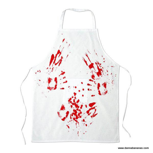 Bloody Butcher’s Apron – scary Halloween gag outfit