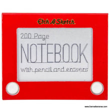 Etch A Sketch Notebook Open Picture