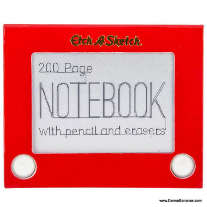 Etch A Sketch Notebook Open Picture