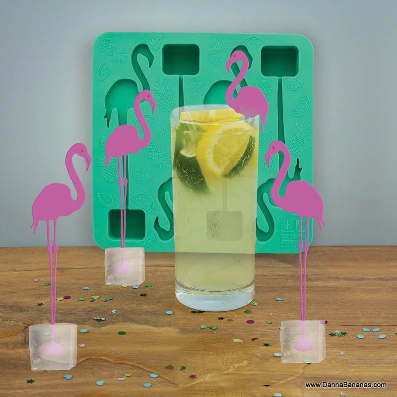 Flamingo Ice Stirrer - Ice Cube Tray