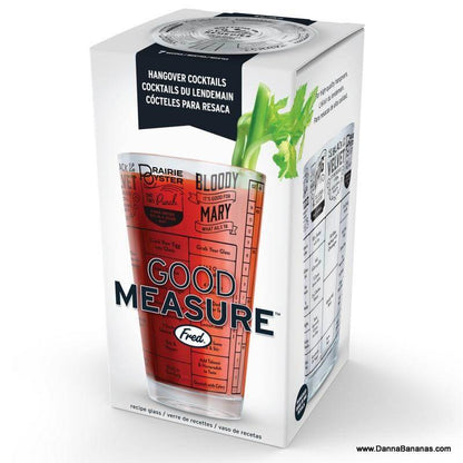 Good Measure Recipe Glass - Hangover
