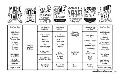 Good Measure Recipe Glass - Hangover