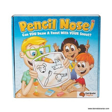 Pencil Nose Game — hilarious drawing party game at Danna Bananas.