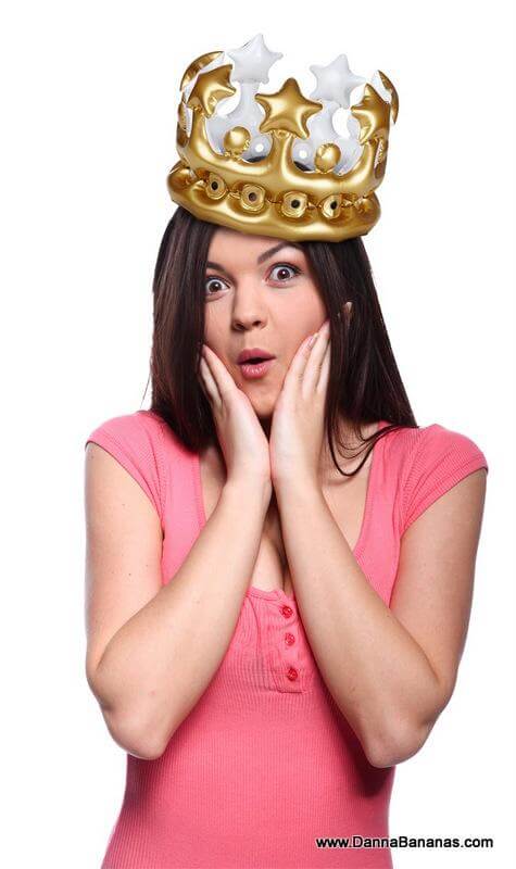 Queen For The Day Inflatable Crown