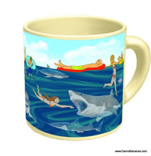 Shark! Heat Change Mug Hot Picture
