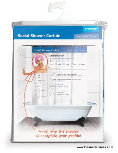 Social Shower Curtain